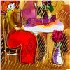 Image 2 : Moshe Leider Original Mixed Media on Paper