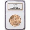 Image 1 : 1911-S $20 St. Gaudens Double Eagle Gold Coin NGC MS64