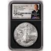 Image 1 : 2020(S) $1 American Silver Eagle Coin NGC MS70 First Day of Release Moy Signature