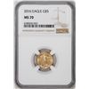 Image 1 : 2016 $5 American Gold Eagle Coin NGC MS70