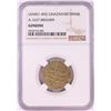 Image 1 : AH451-492 Ghaznavid Dinar A-1637 Ibrahim Gold Coin NGC Genuine