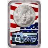 Image 2 : 2020 $1 American Silver Eagle Coin NGC MS70 Flag Core