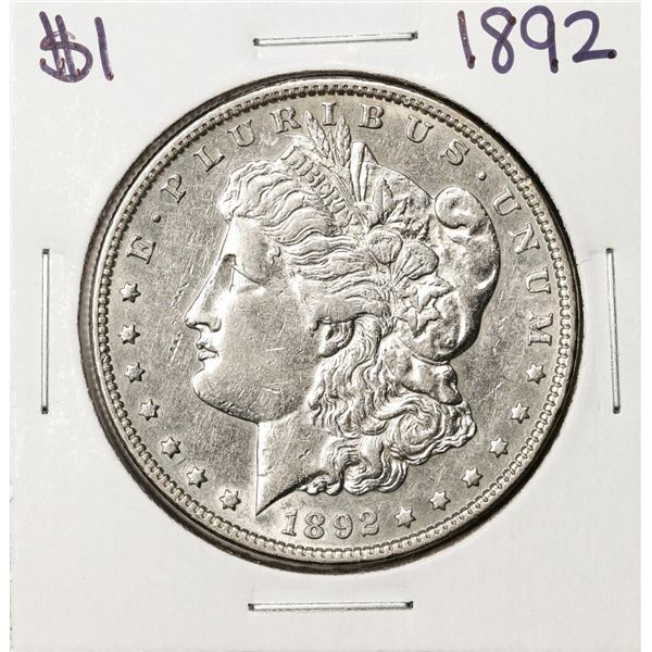 1892 $1 Morgan Silver Dollar Coin