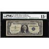 Image 1 : 1957B $1 Silver Certificate Note Mismatched Serial Number Error PMG Choice Fine 15 Net