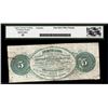 Image 2 : 1800's $5 NB of Burnham's American Business College Note Springfield, MA Legacy Fine 15