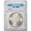 Image 1 : 1879-S $1 Morgan Silver Dollar Coin ICG MS64