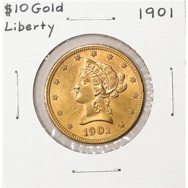 1901 $10 Liberty Head Eagle Gold Coin