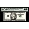 Image 1 : 1996 $20 Federal Reserve Insufficient Inking Error Note PMG Gem Uncirculated 66EPQ