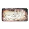 Image 1 : 1974 Hamilton Mint "Mystical Everglades" ATB .999 Fine Silver Art Bar Amazing Toning