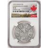 Image 1 : 1978 Canada $1 Commonwealth Games Silver Dollar Coin NGC SP69