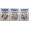 Image 1 : Lot of (3) 1885 $1 Morgan Silver Dollar Coins PCGS MS63