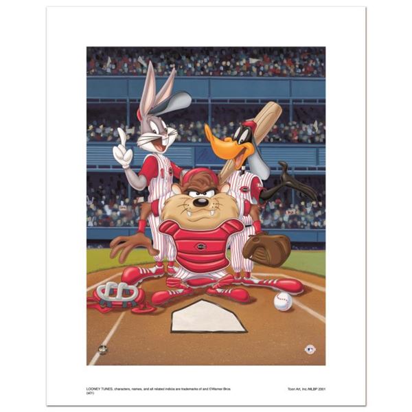 Looney Tunes "At the Plate (Reds)" Limited Edition Giclee on Paper