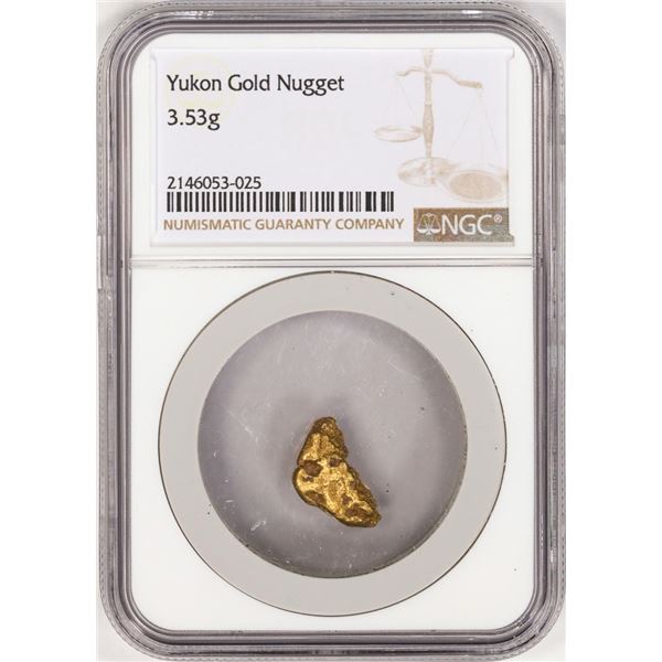 3.53 Gram Yukon Gold Nugget NGC Graded