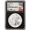 Image 1 : 2020 $1 American Silver Eagle Coin NGC MS70 First Day of Issue Mercanti Signature