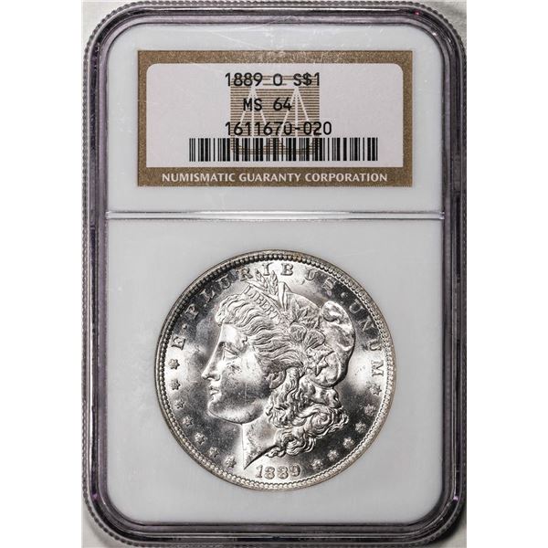 1889-O $1 Morgan Silver Dollar Coin NGC MS64