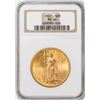 Image 1 : 1927 $20 St. Gaudens Double Eagle Gold Coin NGC MS64