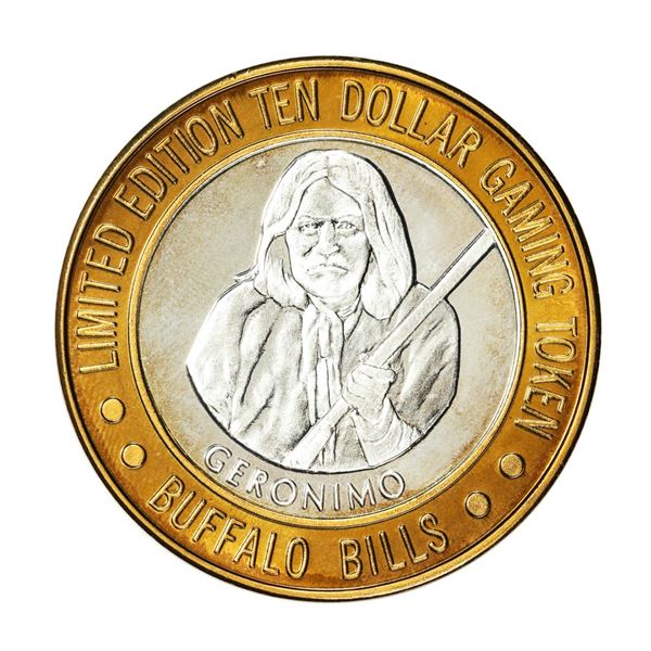 .999 Silver Buffalo Bills Resort & Casino Jean, NV $10 Limited Edition Gaming Token