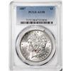 Image 1 : 1887 $1 Morgan Silver Dollar Coin PCGS AU58