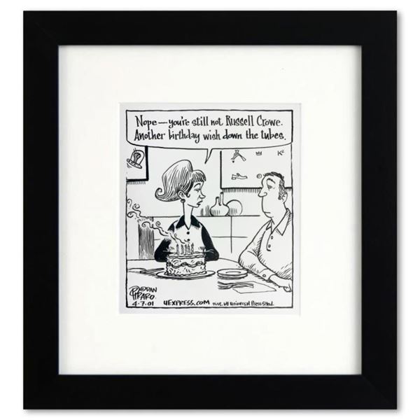 Bizarro "Birthday Wish" Original Drawing on Paper