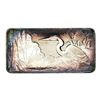 Image 1 : 1974 Hamilton Mint "The Bayou" ATB .999 Fine Silver Art Bar Amazing Toning