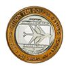 Image 2 : .999 Silver McCarran International Airport Las Vegas, Nevada $10 Limited Gaming Token