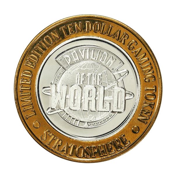 .999 Silver Stratosphere Las Vegas, Nevada $10 Casino Limited Edition Gaming Token