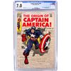 Image 1 : Marvel Comics Captain Americas #109 Comic Book 1/69 CGC 7.0