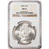 Image 1 : 1890-S $1 Morgan Silver Dollar Coin NGC MS63
