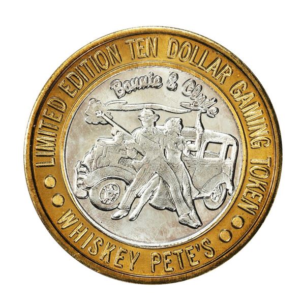 .999 Silver Whiskey Pete's Casino Jean, Nevada $10 Limited Edition Gaming Token