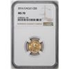 Image 1 : 2016 $5 American Gold Eagle Coin NGC MS70