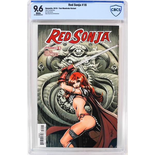 Dynamite Comics Red Sonja #16 Comic Book CBCS 9.6