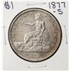 Image 1 : 1877-S $1 Seated Liberty Trade Silver Dollar Coin