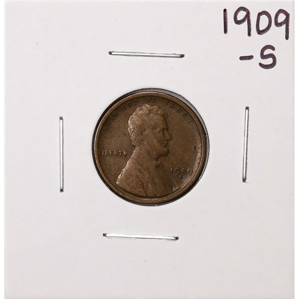 1909-S Lincoln Wheat Cent Coin