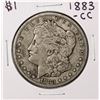 Image 1 : 1883-CC $1 Morgan Silver Dollar Coin