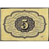 Image 2 : 1862 First Issue Five Cents Fractional Currency Note