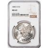 Image 1 : 1883-O $1 Morgan Silver Dollar Coin NGC MS63