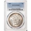 Image 1 : 1897 $1 Morgan Silver Dollar Coin PCGS MS63