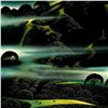 Image 2 : Eyvind Earle (1916-2000) "Fog Draped Hills" Limited Edition Serigraph on Paper
