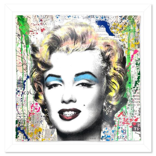 Mr. Brainwash "Marilyn Monroe" Original Mixed Media on Paper
