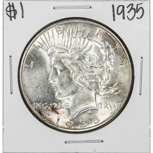 1935 $1 Peace Silver Dollar Coin