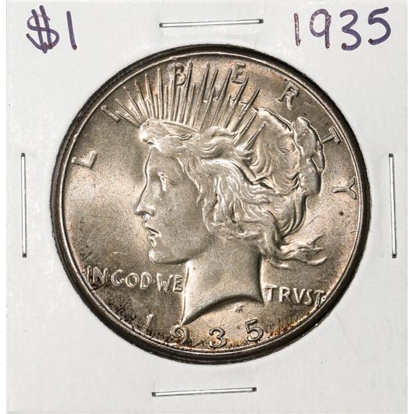 1935 $1 Peace Silver Dollar Coin