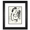 Image 1 : Marc Chagall (1887-1985) "In Front of the Picture" Print Lithograph on Paper