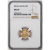 Image 1 : 2016 $5 American Gold Eagle Coin NGC MS70