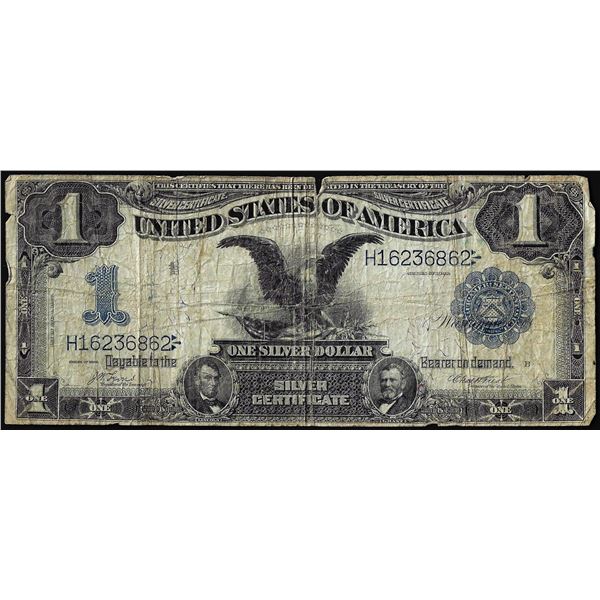 1899 $1 Black Eagle Silver Certificate Note