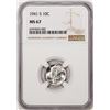 Image 1 : 1941-S Mercury Dime Coin NGC MS67