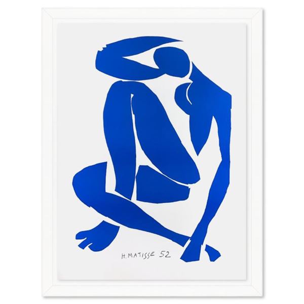 Henri Matisse (1869-1954) "Nu Bleu IV" Limited Edition Lithograph on Paper