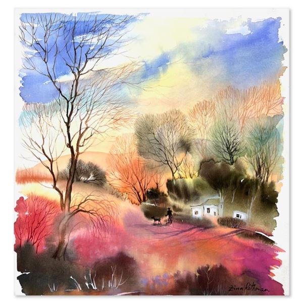 Zina Roitman Original Watercolor on Paper