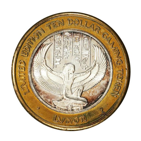 .999 Silver Luxor Las Vegas, Nevada $10 Casino Limited Edition Gaming Token
