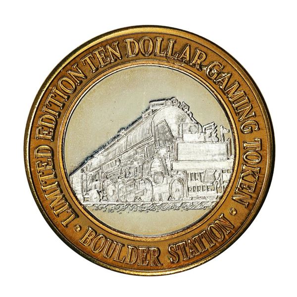 .999 Silver Boulder Station Hotel Casino Las Vegas, Nevada $10 Limited Casino Token