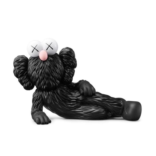 Kaws "Time Off (Black)" Vinyl Sculpture